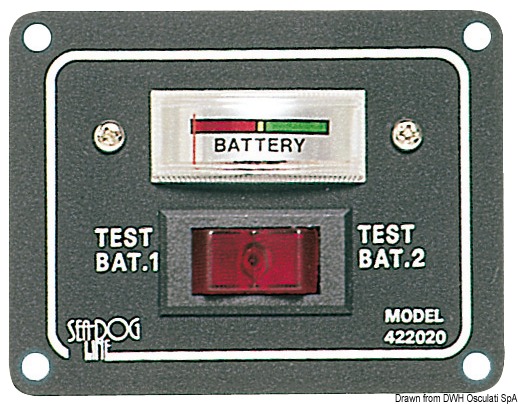 2-battery panel with tester analog