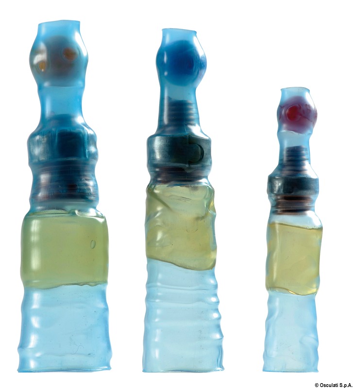 Watertight terminal caps, red