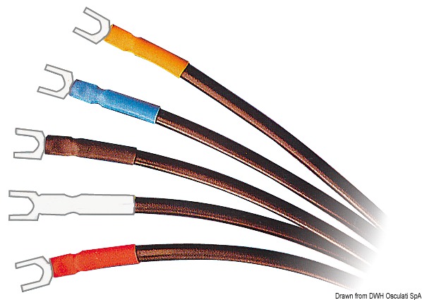 Black heat-shrink sheath 19.1 mm