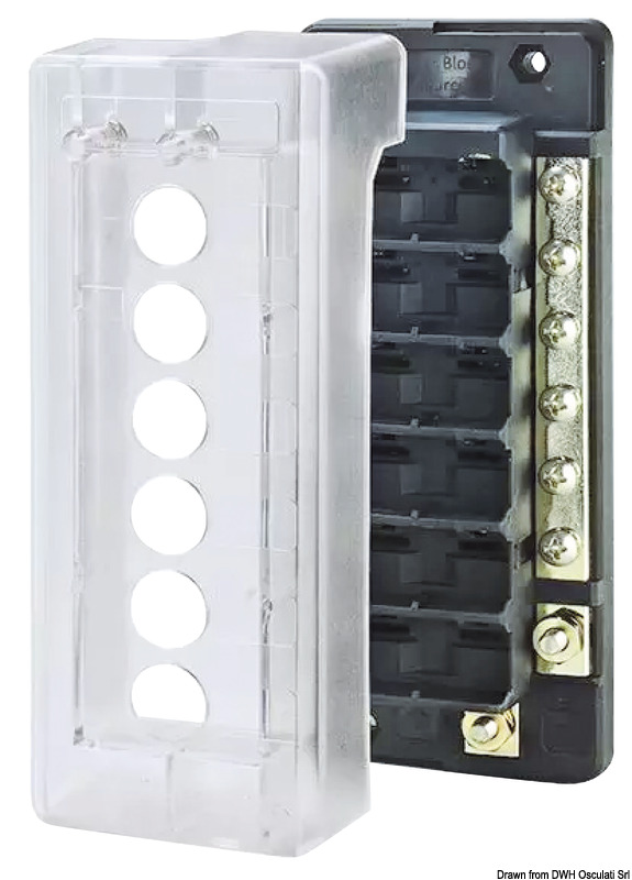 Circuit breaker fuse holder box