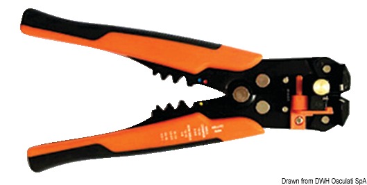 Crimping pliers and cable stripper