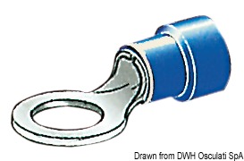 Pre-insulated eye hole 6.3 mm