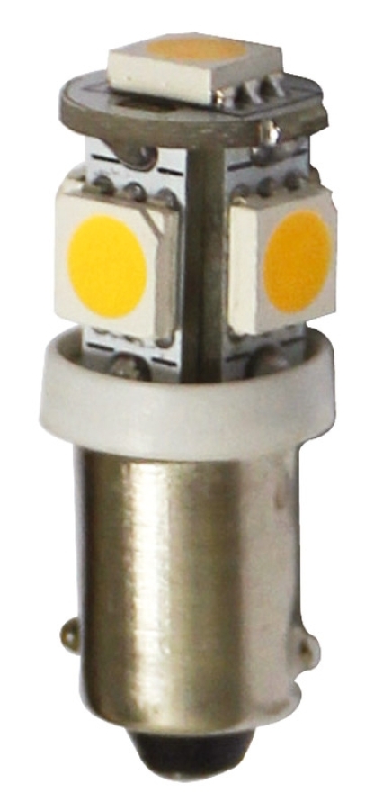 Navigation Light 12V BA9S 0.5W 50 lumens K3000 D12mm L28mm