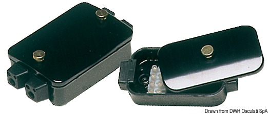 Watertight shunt box 3 input