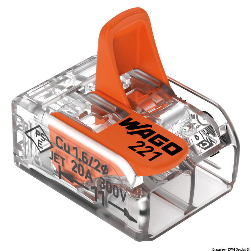 WAGO 2 connerctor 4 mm2 conductor