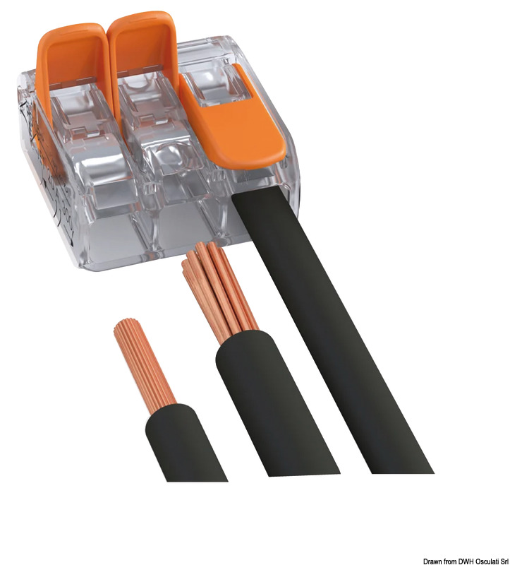 WAGO 3 connerctor 4 mm2 conductor