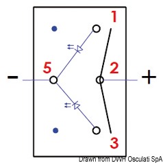 Marina R switch without taggle ON-OFF-ON