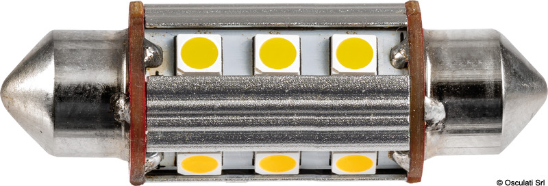 2 Festoon LED bulb 42mm 3000K 12 LED