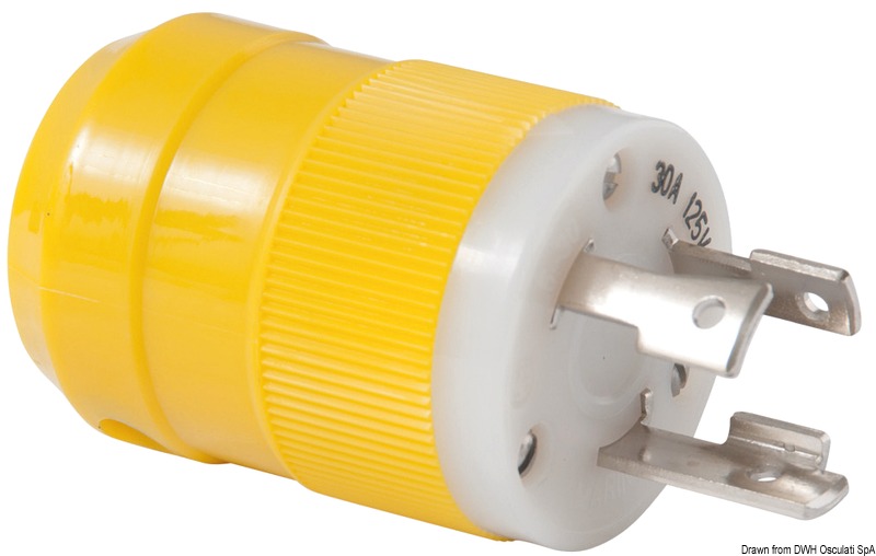 Marinco SS male power socket 16 A