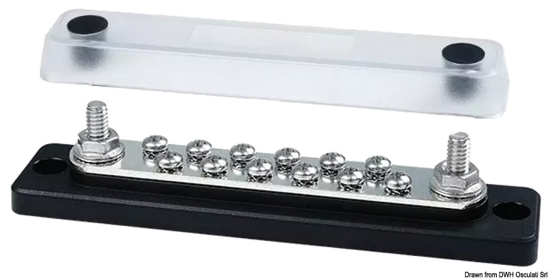 Heavy-Duty Bus Bar Techno electric terminal 2x6 (12x4)