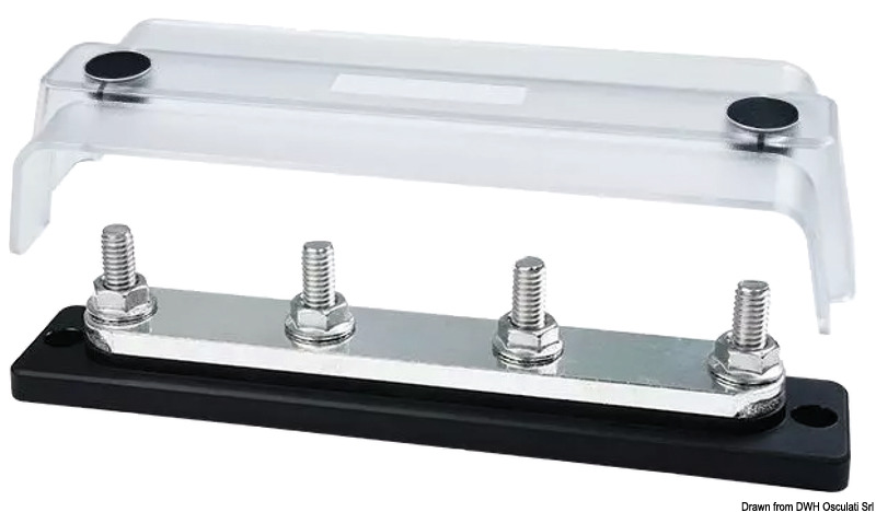 Heavy-Duty Bus Bar Techno w/clear lid 4x8