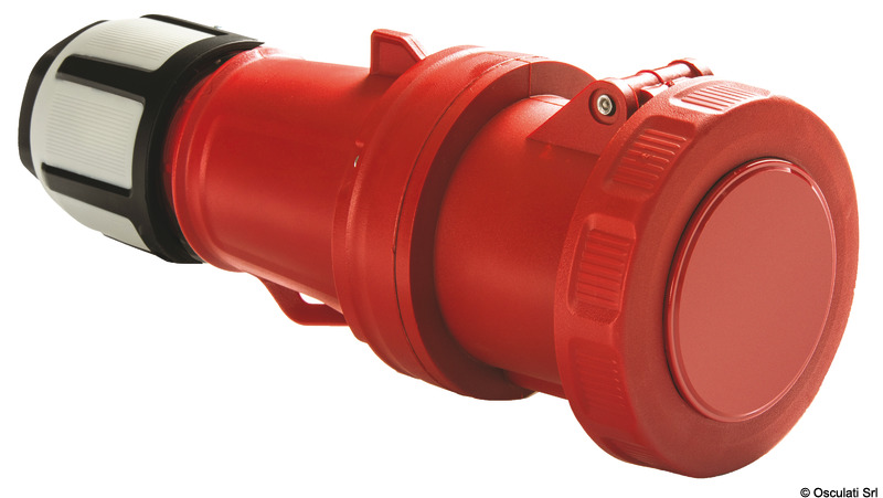 Power plug for deck connection, female 5 poles 63A