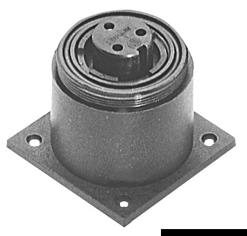 Bulgin 2-pole external socket, female contacts