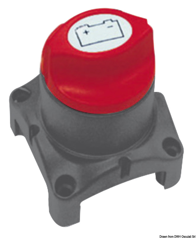 Battery switch w/remote electric control 275 A