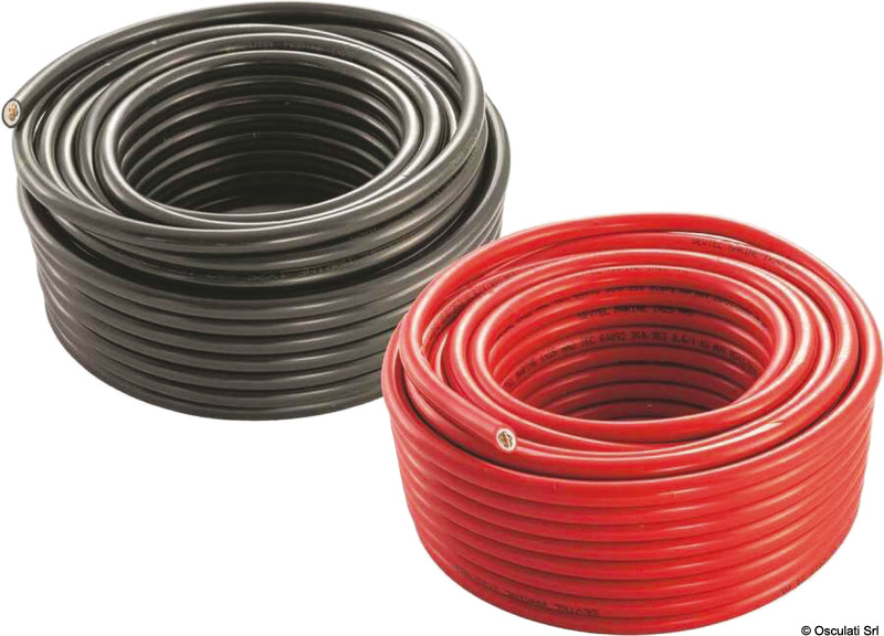 Tin-plated copper battery cable black 35mm