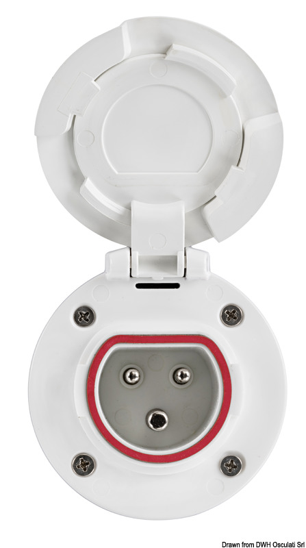 Cruiser 3P socket 16 A 230 V