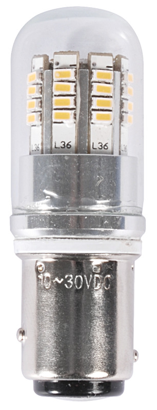LED bulb BAY15D 12/24 V 25 W equivalent