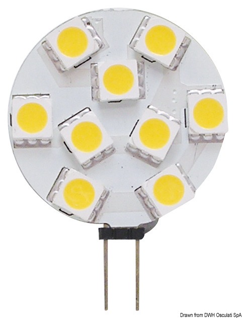 Led Light SMD G4 12/24v side connection