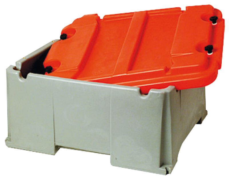 Battery box for 2 batteries