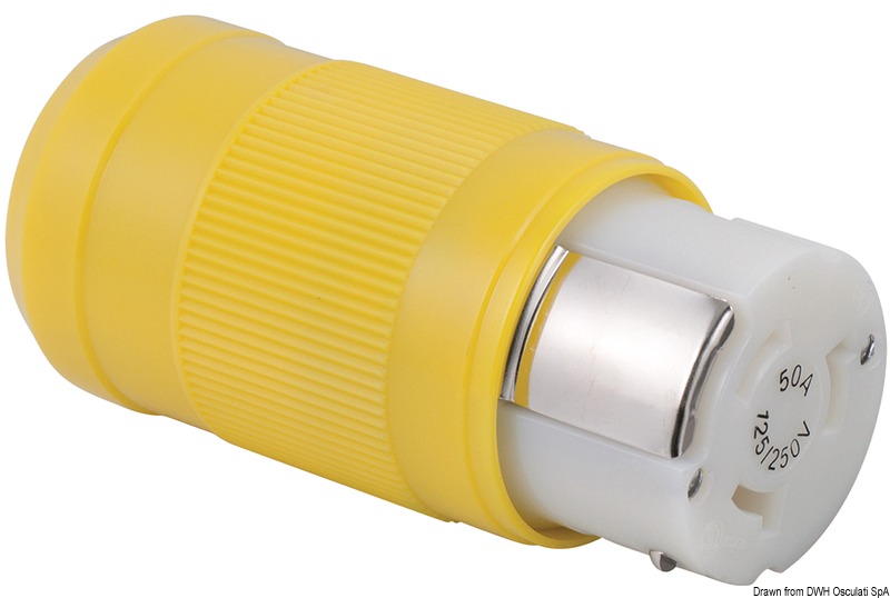 Marinco tripolar 4-wire plug