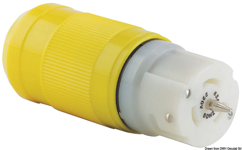 Heavy Duty triphase 4-wire plug