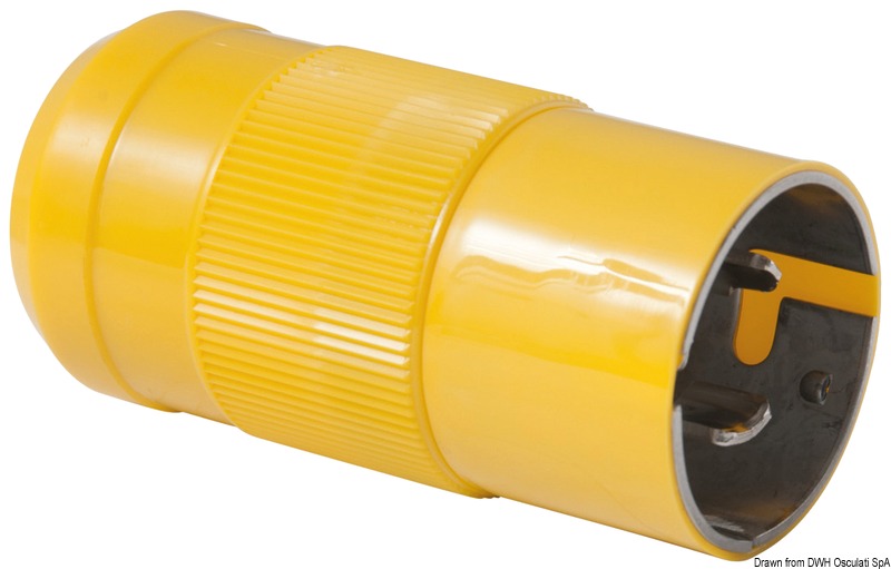 Marinco 3-wire bipolar monophase plug