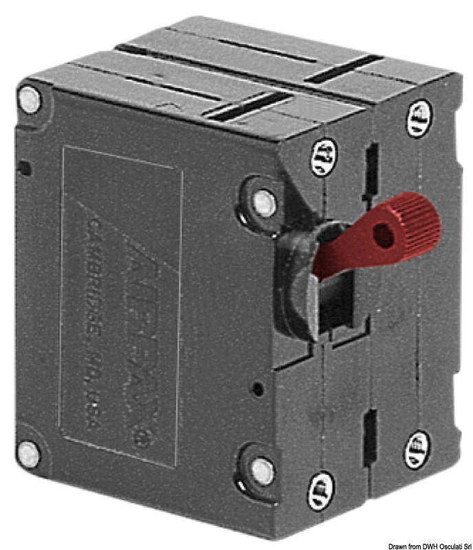 Airpax hydraulic magnetic circuit breaker 10A 80V