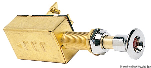 ON-OFF LED switch light indicator red