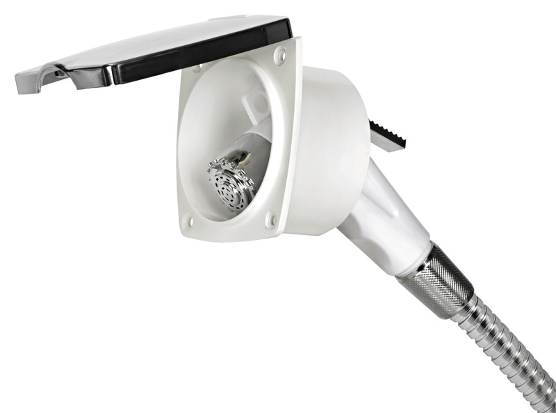 New Edge chromed shower box SS hose 4 m