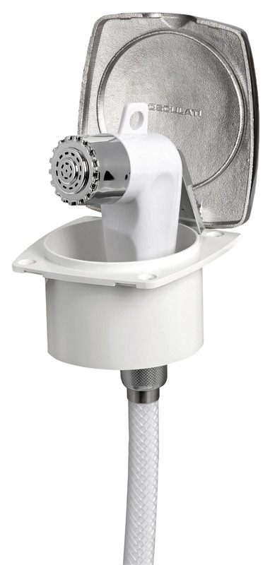 New Edge SS deck shower PVC hose 2.5 m