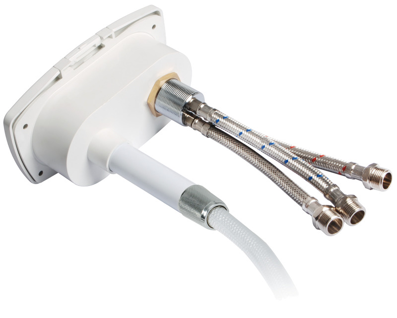 New Edge shower box cream PVC hose 4 mm Rear shower outlet