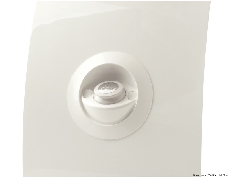 Whale Twist® Mk2 deck shower white 150x120 mm