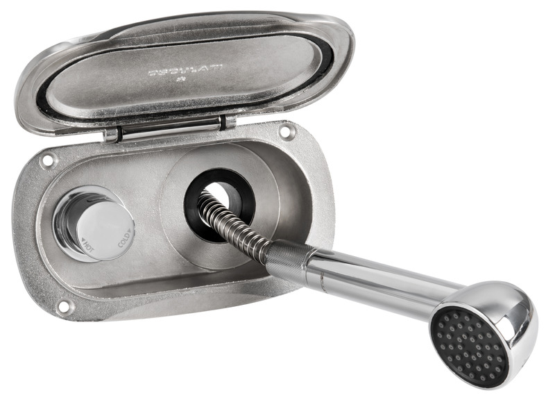 Elissa deck shower w/Keji mixer SS hose 4m