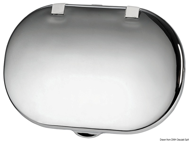 Oval neutral door chromed