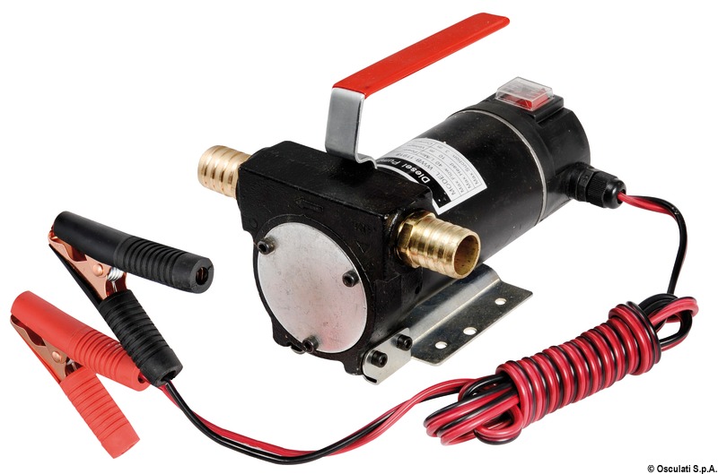 Pump for gasoil pouring 24 V 50 l/min