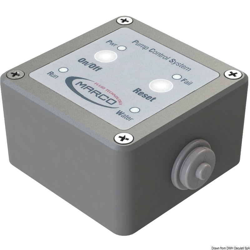 Control panel for automatic fresh water pump