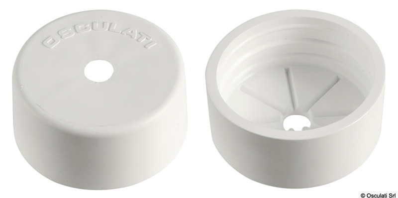 End cap for tubes 16.104.39 white