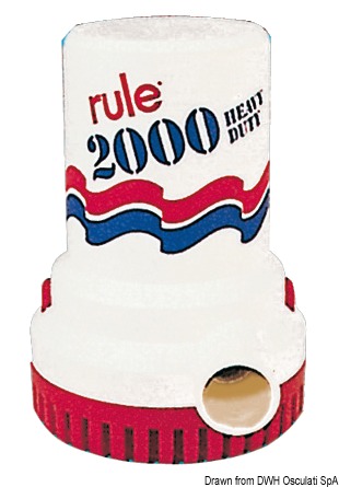 Rule 2000 submersible pump 12 V 8.4 A
