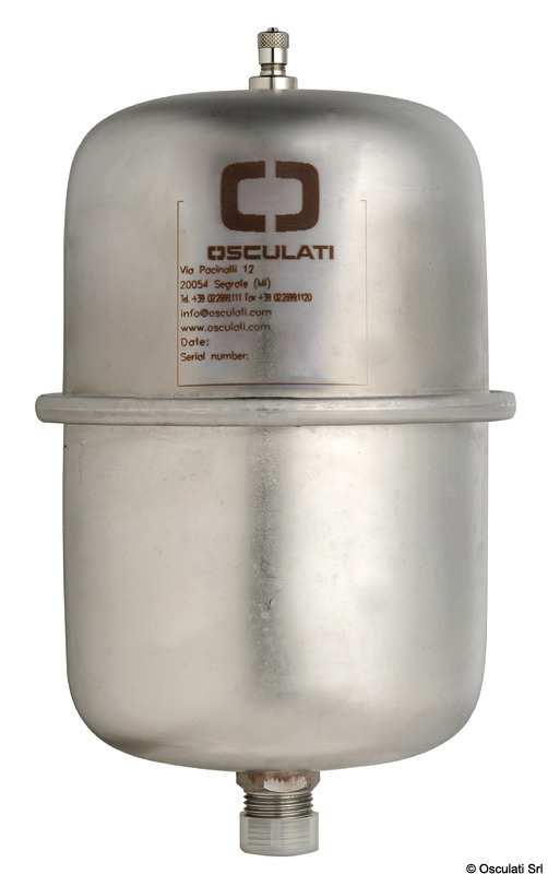 Accumulator tank f. fresh w. pump/water heater 1 l