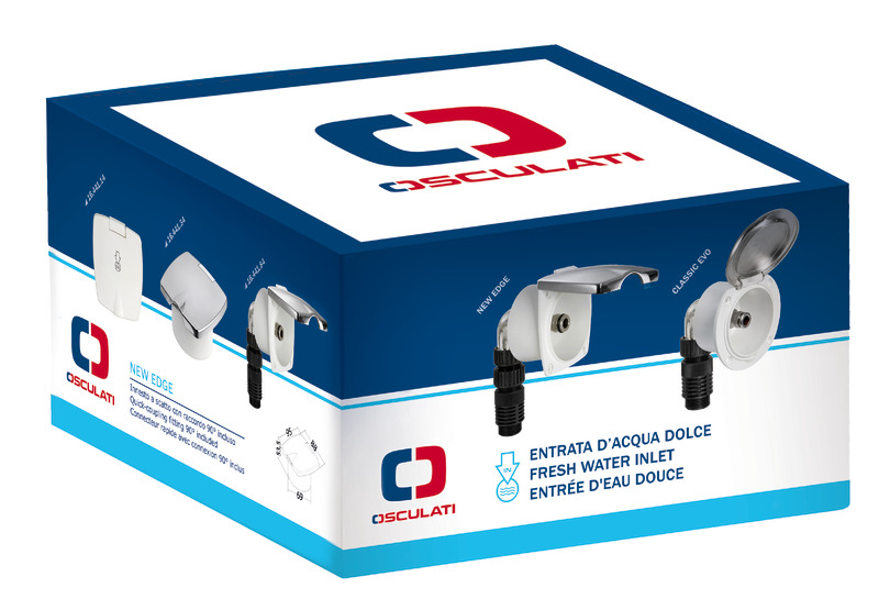 New Edge recess-fit water pressure reducer white