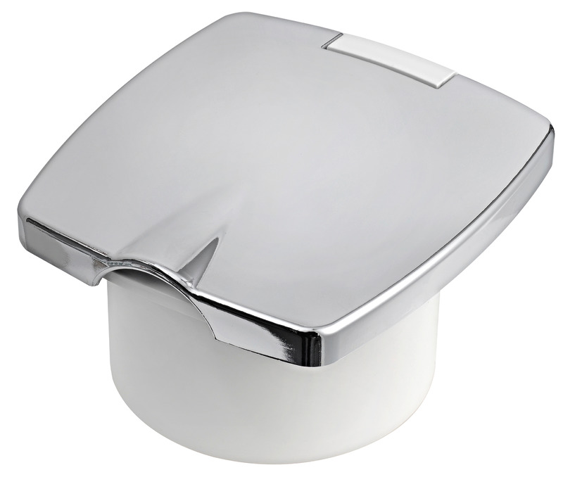 New Edge chromed water plug for deck washing