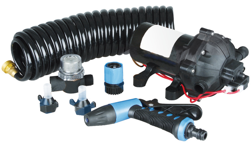 Washdown kit for deck washing 12 V