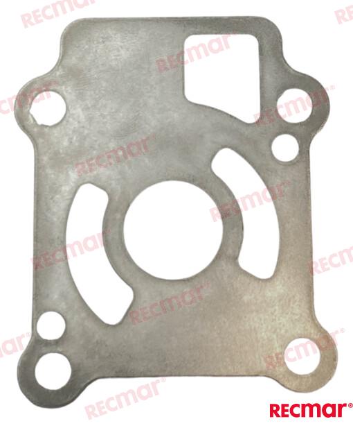 Plate under water pump for Tohatsu MFS25-30 and Mercury F25-30 348-65025-xx