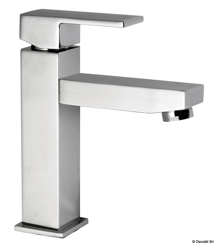 Square short mixer for toilet sink