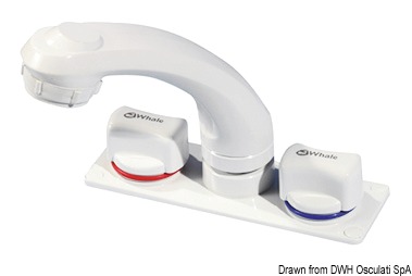 Whale Elegance shower short tap hot/cold water