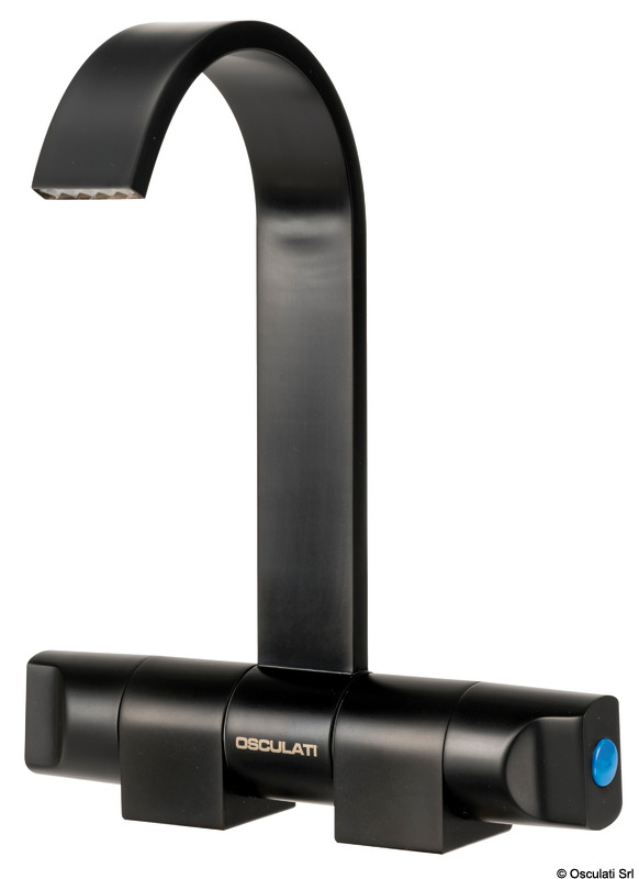 Style black tap hot and cold water