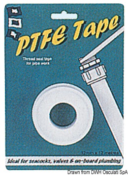 Teflon tape for hydraulic connections