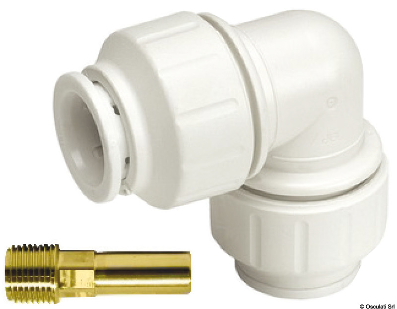 Speedfit female/male brass elbow 1/2"