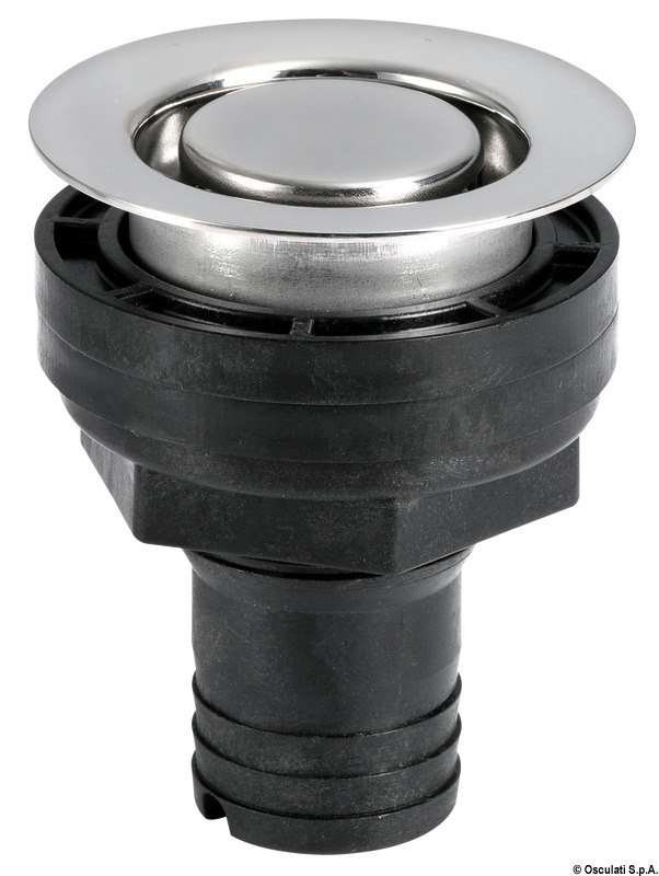 Flush cockpit drain w/AISI 316 head