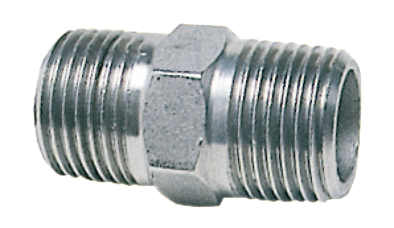 SS double pipe nipple 3/8"